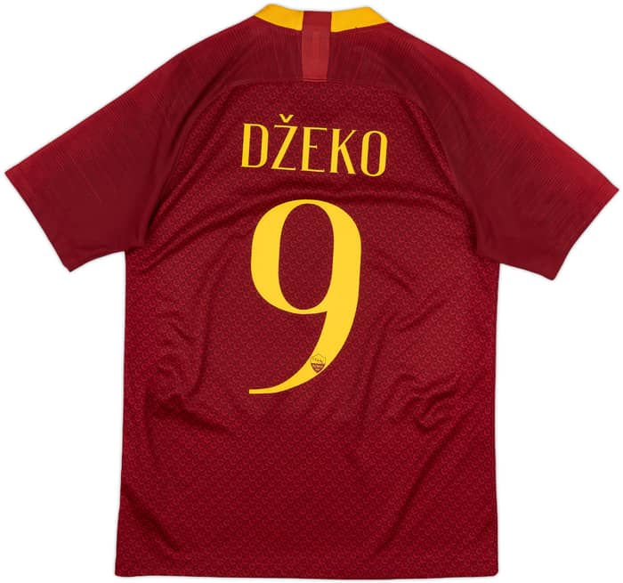 2018-19 Roma Home Shirt Dzeko #9 - 7/10 - (S)