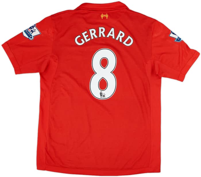 2012-13 Liverpool Home Shirt Gerrard #8 - 5/10 - (L)