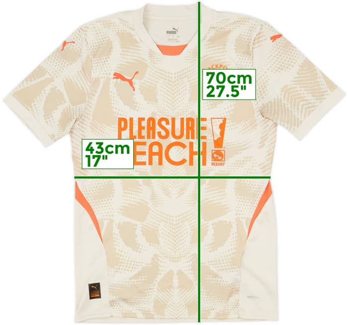 2024-25 Blackpool GK S/S Shirt - 9/10 - (S)