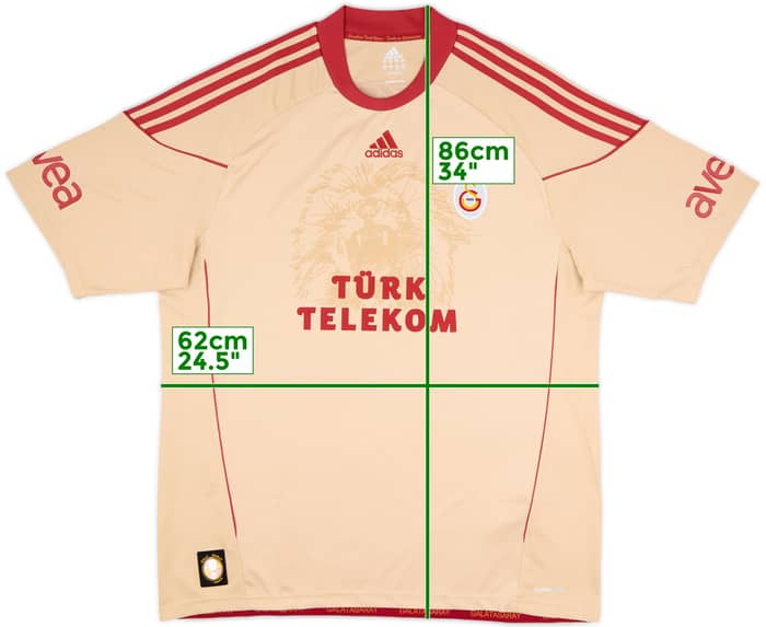 2010-11 Galatasaray Away Shirt - 10/10 - (XXL)