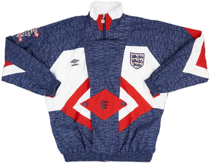 1994-96 England Umbro Track Jacket - 9/10 - (L.Boys)