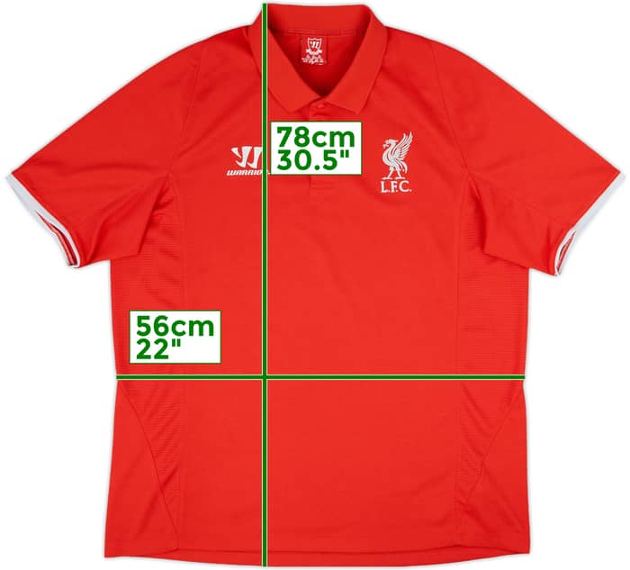 2014-15 Liverpool Warrior Polo Shirt - 8/10 - (XL)