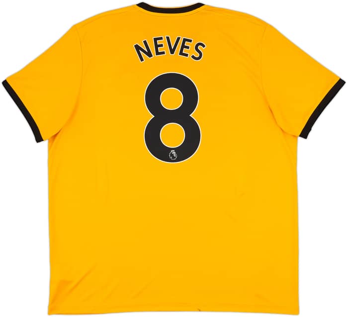 2018-19 Wolves Home Shirt Neves #8 - 7/10 - (XXL)