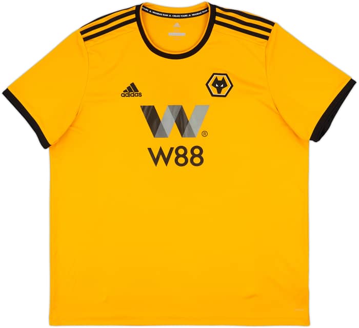 2018-19 Wolves Home Shirt Neves #8 - 7/10 - (XXL)