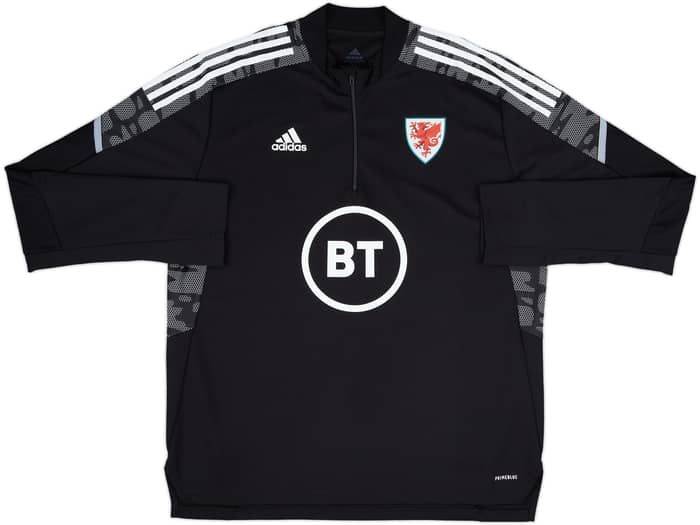 2021-22 Wales adidas 1/4 Zip Drill Top - 8/10 - (XL)