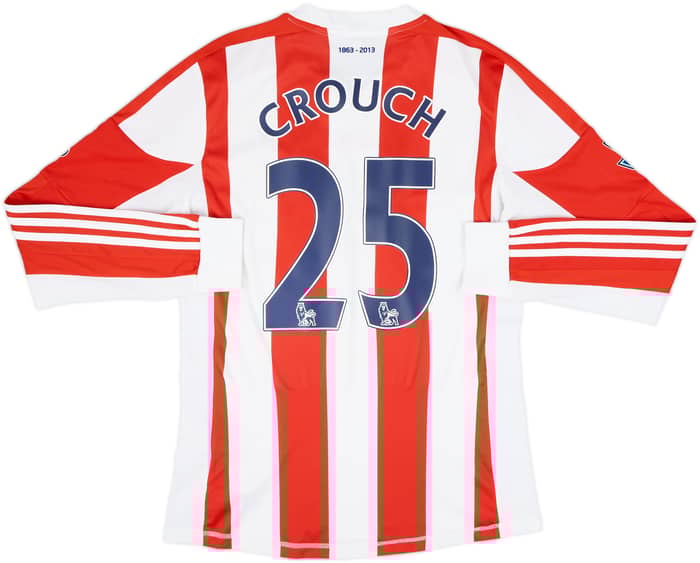 2012-13 Stoke '150 Years' Home L/S Shirt Crouch #25 - 7/10 - (S)