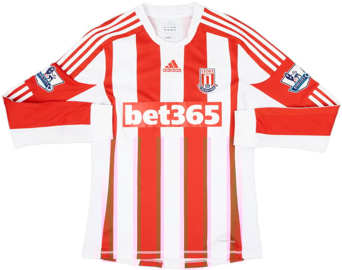 2012-13 Stoke '150 Years' Home L/S Shirt Crouch #25 - 7/10 - (S)