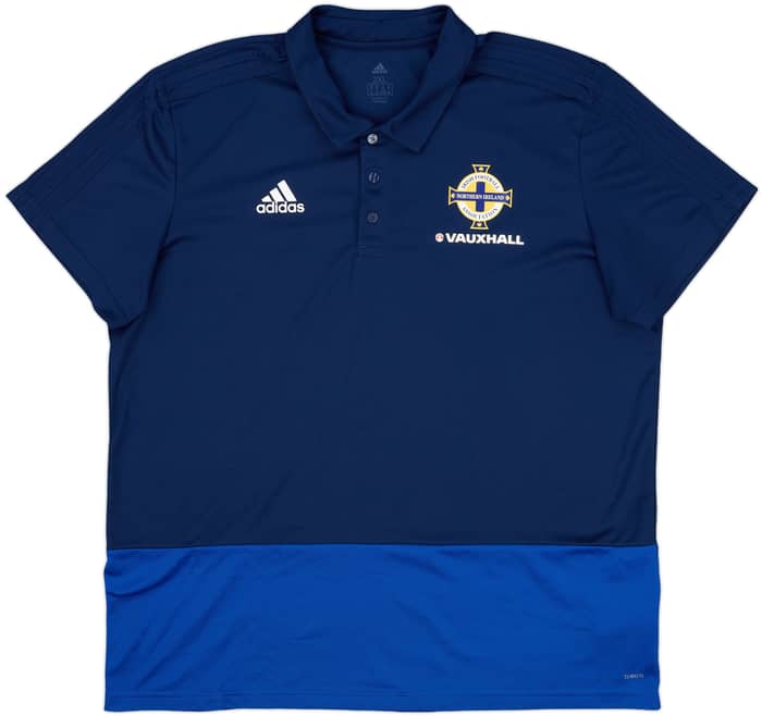2017-18 Northern Ireland adidas Polo Shirt - 9/10 - (XXL)