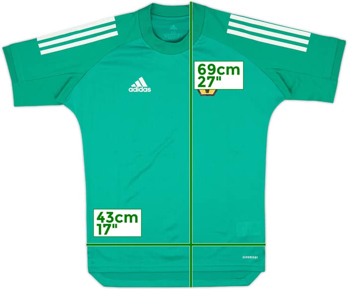 2020-21 Wolves adidas Training Shirt - 10/10 - (XS)