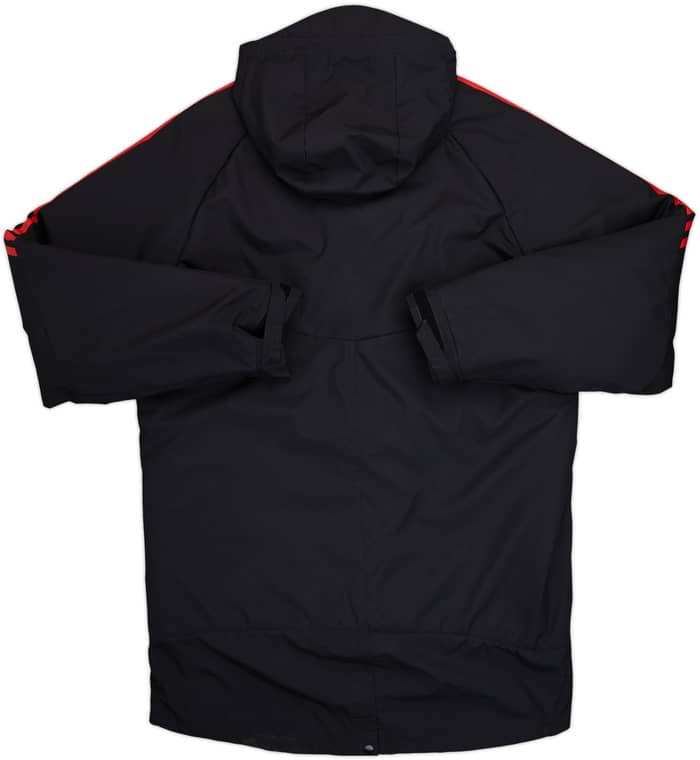 2022-23 Manchester United adidas Hooded Padded Bench Coat - 10/10 - (L)