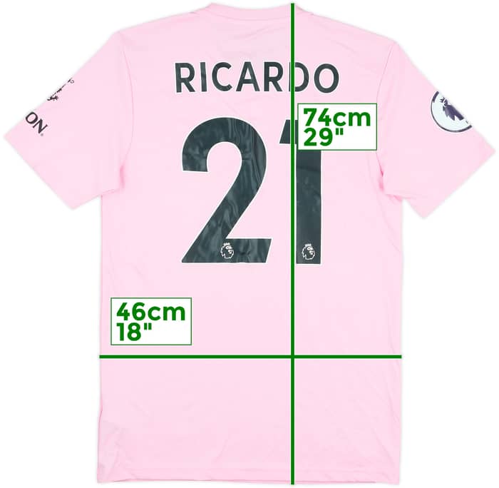 2019-20 Leicester Match Issue Third Shirt Ricardo #21