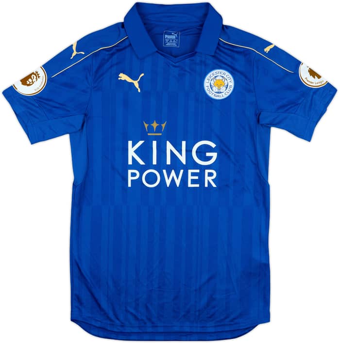 2016-17 Leicester Match Issue Signed Home Shirt Ndidi #25