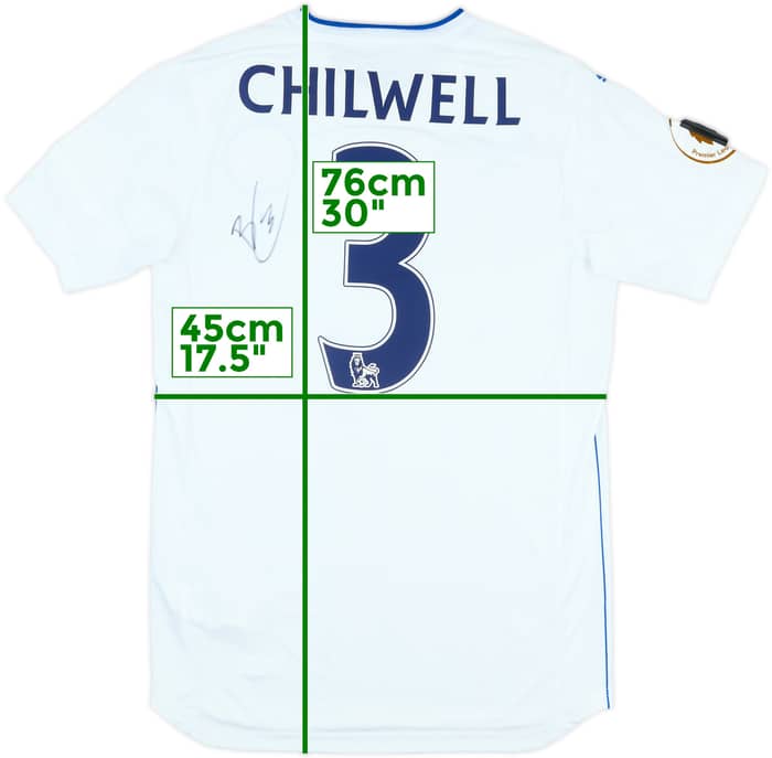 2016-17 Leicester Match Issue Signed Third Shirt Chilwell #3