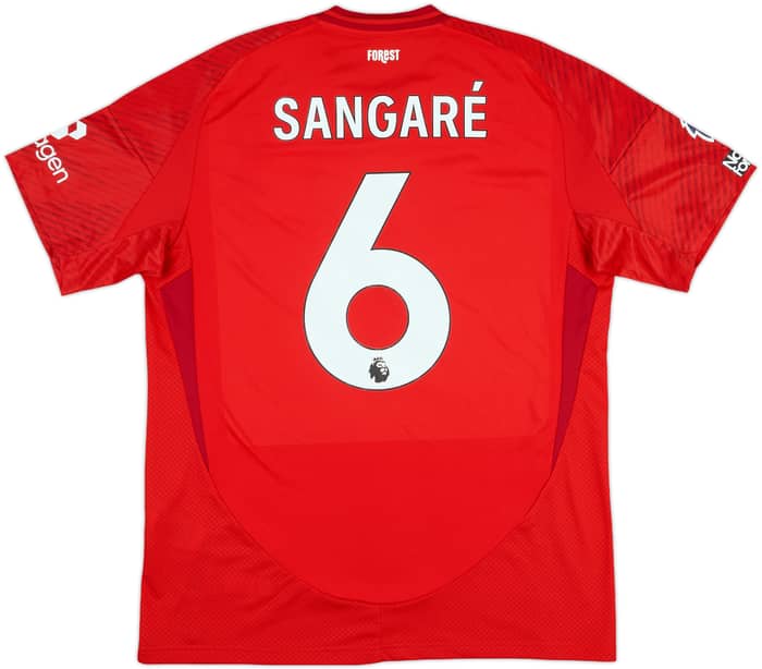 2024-25 Nottingham Forest Match Issue Home Shirt Sangare #6