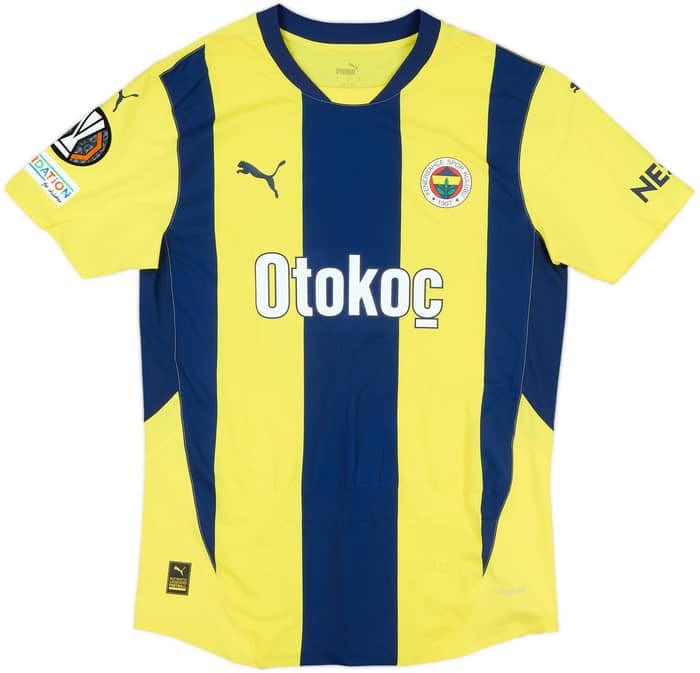 2024-25 Fenerbahce Match Issue Europa League Home Shirt Tadic #10