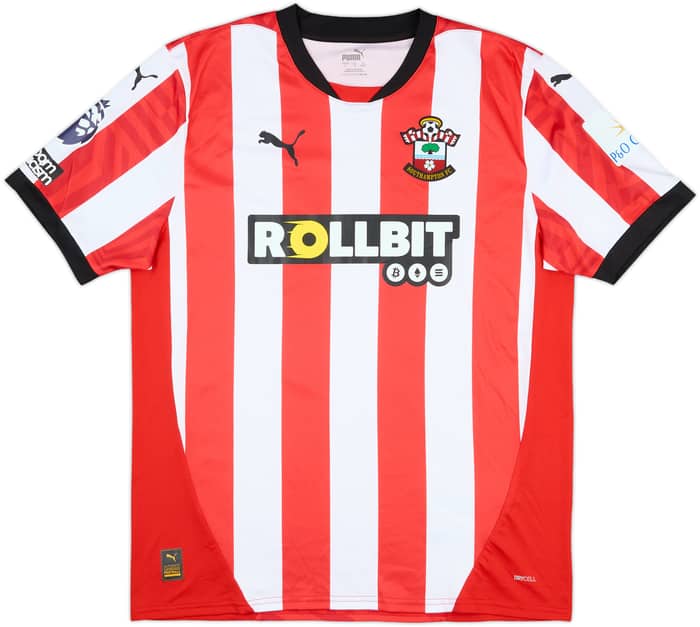 2024-25 Southampton Match Issue Home Shirt Taylor #21