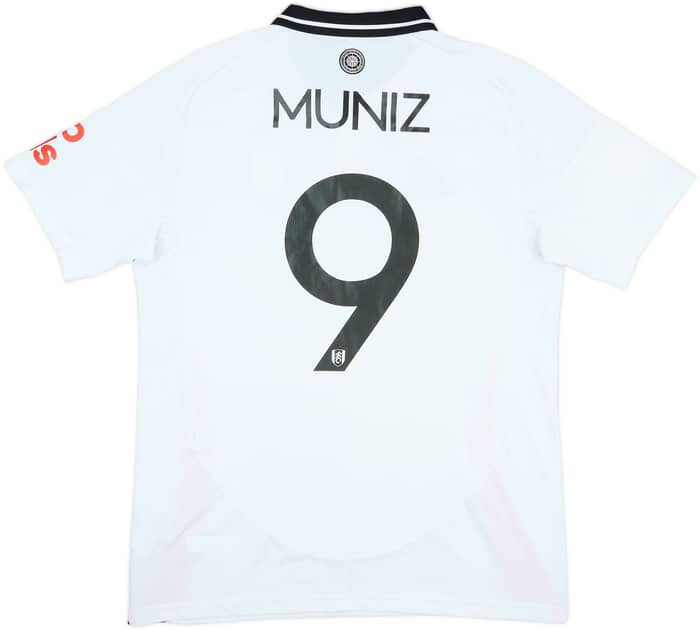 2024-25 Fulham Match Issue FA Cup Home Shirt Muniz #9