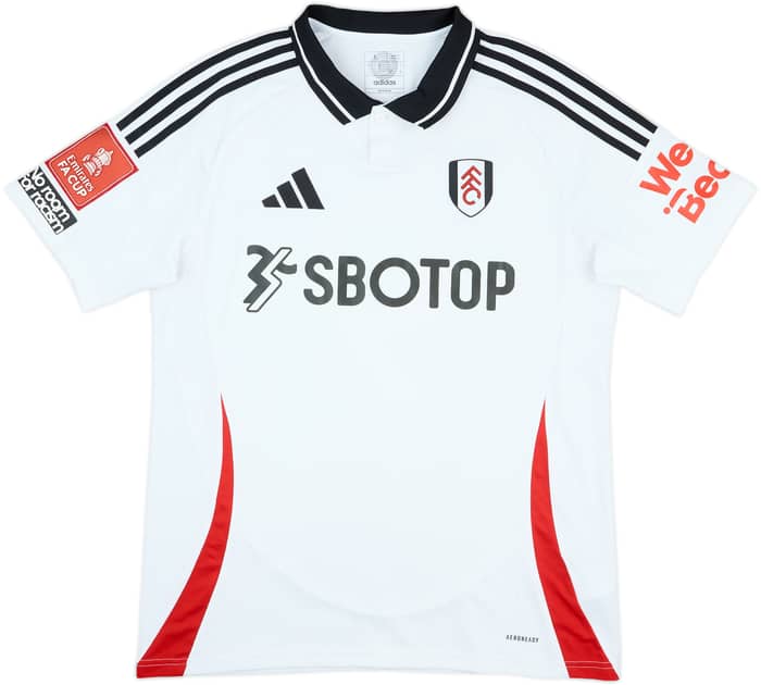 2024-25 Fulham Match Issue FA Cup Home Shirt Muniz #9