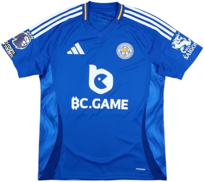 2024-25 Leicester Match Issue Home Shirt Mavididi #10
