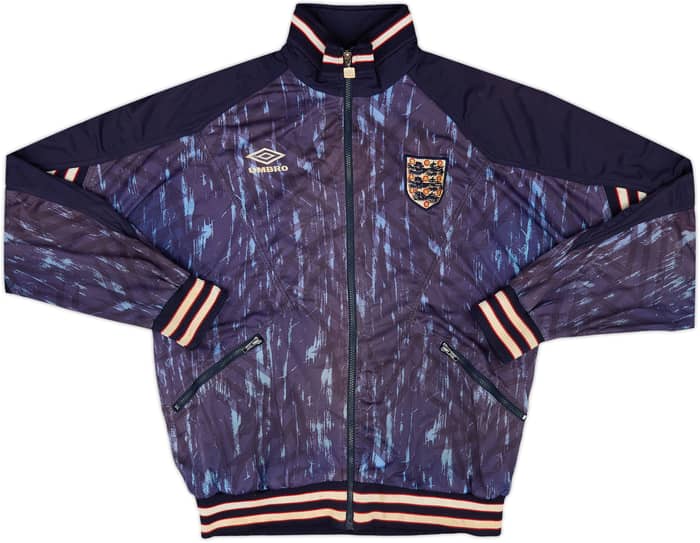 1993-95 England Umbro Track Jacket - 7/10 - (M)