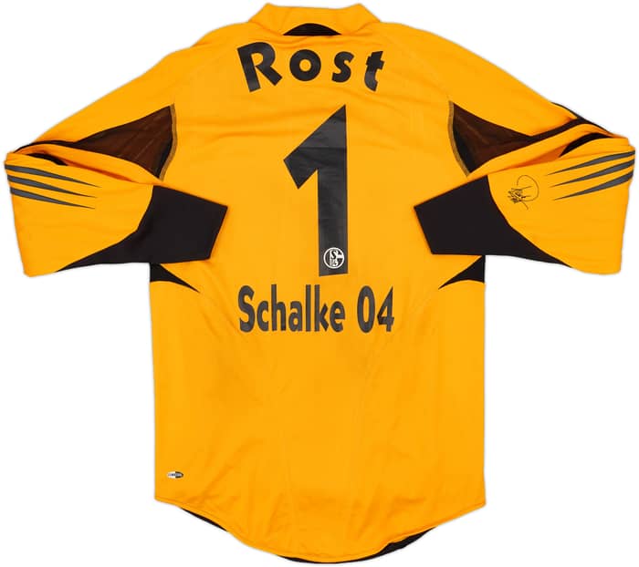 2004-05 Schalke Player Issue GK Shirt Rost #1 - 7/10 - (S)