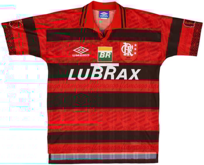 1995-96 Flamengo Centenary Home Shirt #7 - 9/10 - (L)