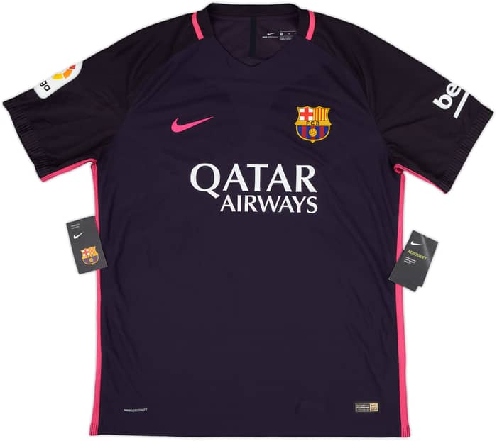 2016-17 Barcelona Authentic Away Shirt Messi #10 (XL)