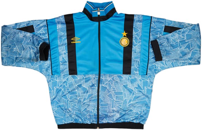 1995-96 Inter Milan Umbro Track Jacket - 8/10 - (L)