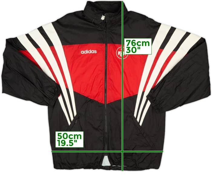 1996-97 Kaiserslautern adidas Hooded Rain Jacket - 5/10 - (M/L)