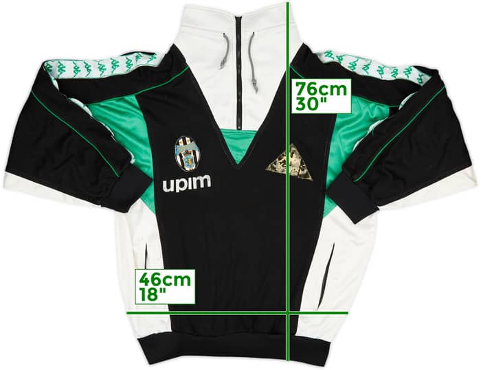 1990-91 Juventus Kappa 1/4 Zip Drill Top - 5/10 - (XXL)