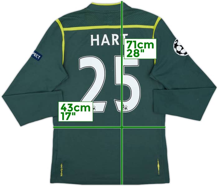 2011-12 Manchester City GK Shirt Hart #25 - 7/10 - (S)