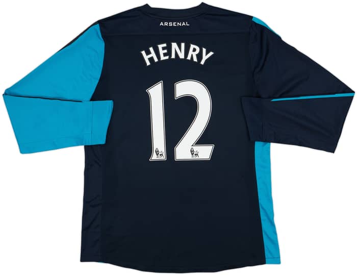 2011-12 Arsenal Prototype Player Issue Away L/S Shirt Henry #12 - 7/10 - (XL)
