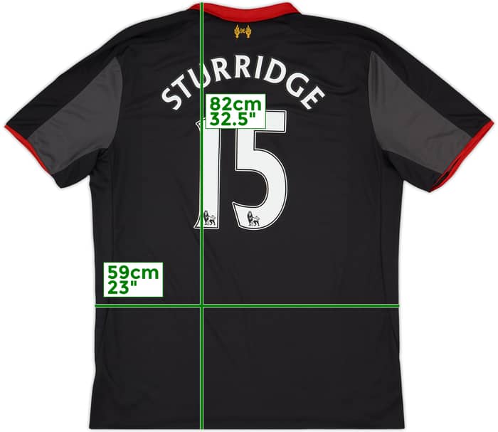 2014-15 Liverpool Third Shirt Sturridge #15 - 8/10 - (XL.Boys)