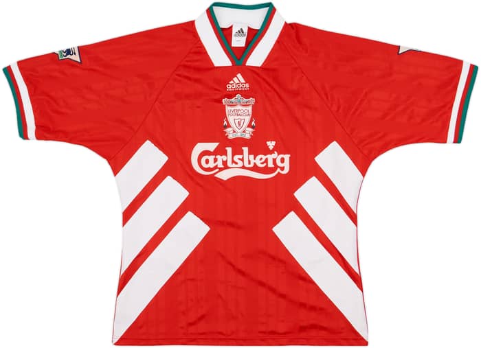 1993-95 Liverpool Home Shirt Barnes #10 - 8/10 - (L)