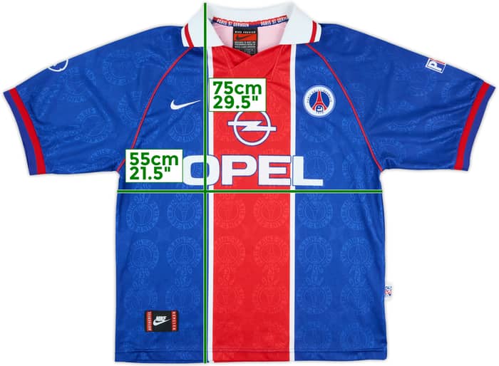 1996-97 Paris Saint-Germain Home Shirt - 9/10 - (L)