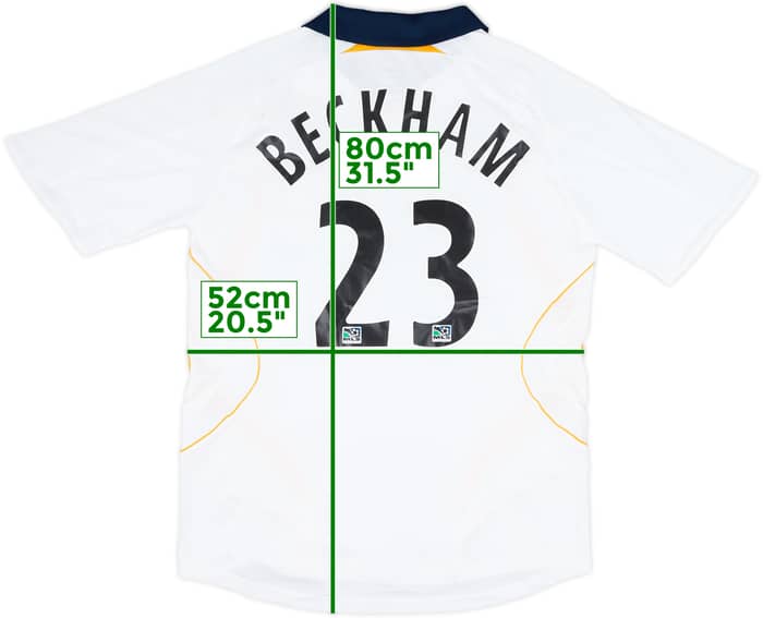 2007-08 LA Galaxy Home Shirt Beckham #23 (M)