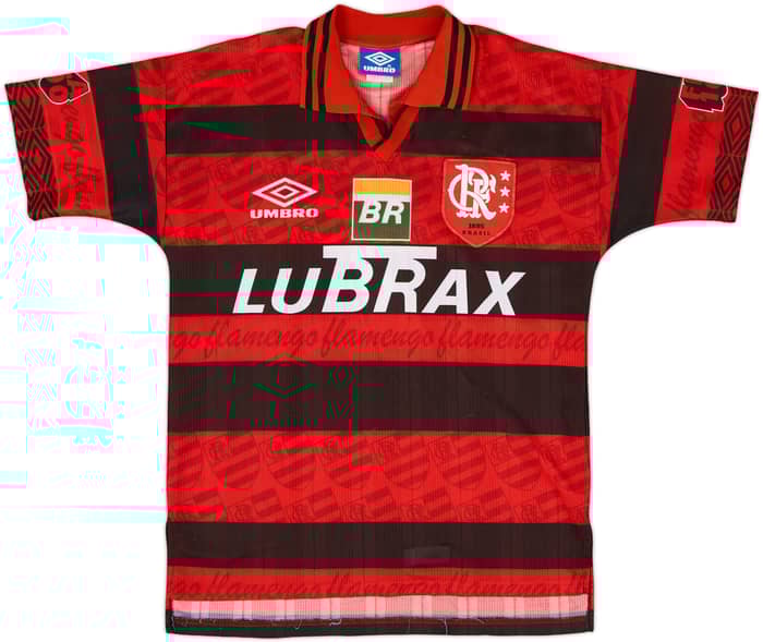 1995-96 Flamengo Centenary Home Shirt #7 - 8/10 - (M)
