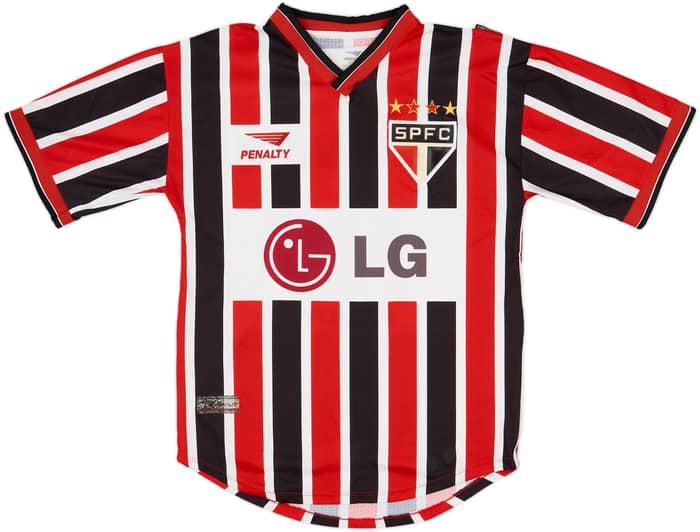 【メール便送料無料対応可】 2001-02 Sao Paulo Away Shirt #10 - 7/10 - (M) トップス