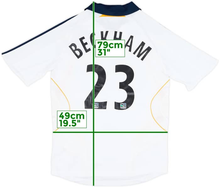 2007-08 LA Galaxy Home Shirt Beckham #23 (S)