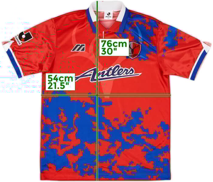 1995-97 Kashima Antlers Home Shirt - 9/10 - (L)