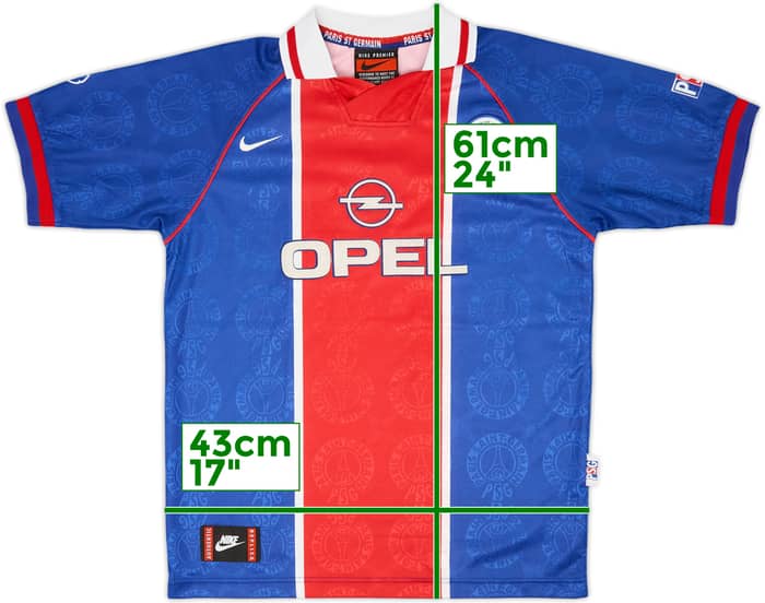 1996-97 Paris Saint-Germain Home Shirt - 8/10 - (XL.Boys)