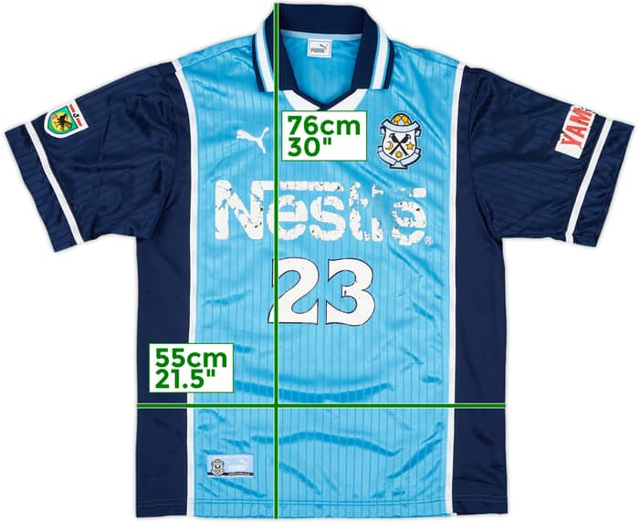 2000-01 Jubilo Iwata Home Shirt #23 - 4/10 - (L)