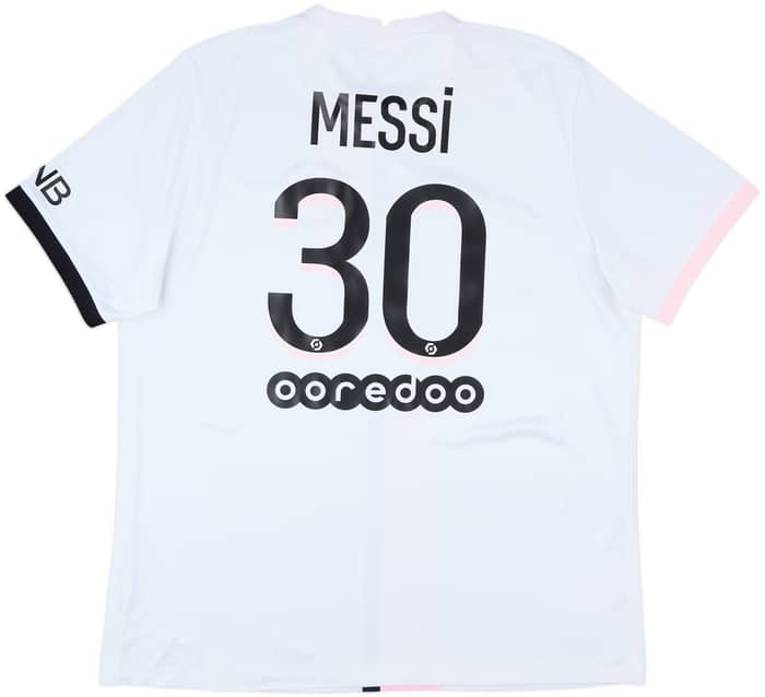 2021-22 Paris Saint-Germain Away Shirt Messi #30 - 6/10 - (XL)
