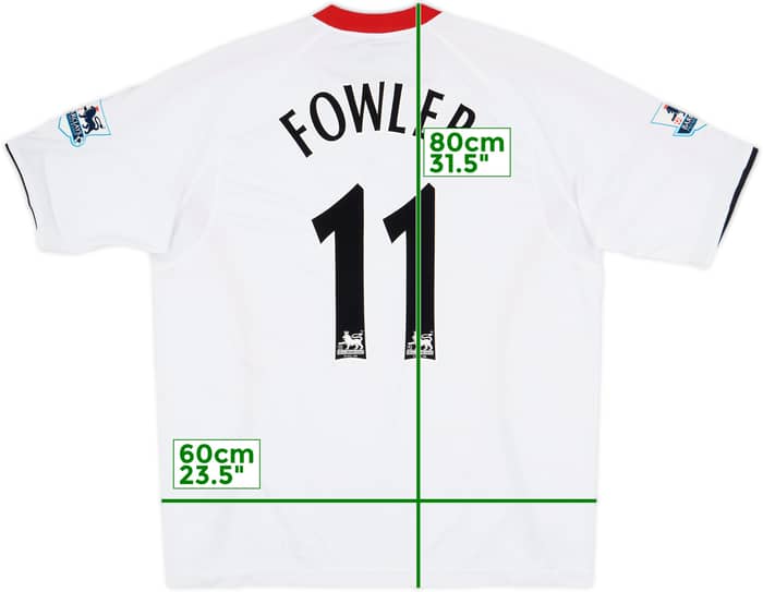 2005-06 Liverpool Away Shirt Fowler #11 - 5/10 - (XL)