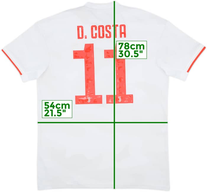 2019-20 Juventus Away Shirt D. Costa #11 - 10/10 - (L)