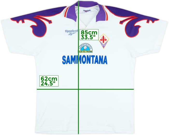 1995-96 Fiorentina Away Shirt - 8/10 - (XL)