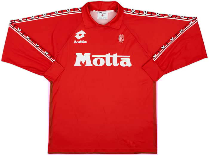 1995-96 AC Milan Lotto Training L/S Shirt - 8/10 - (XL)