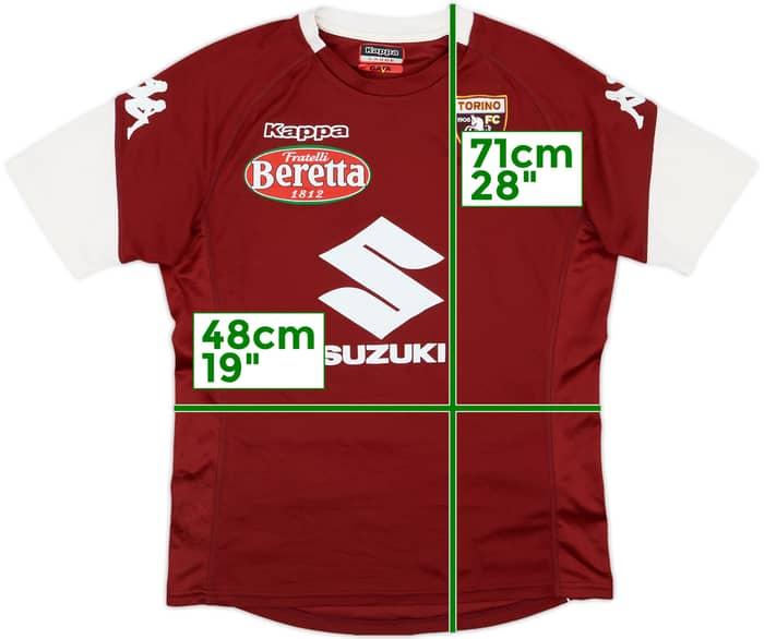 2018-19 Torino Kappa Training Shirt - 8/10 - (L)