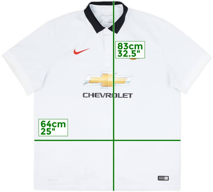 2014-15 Manchester United Away Shirt - 4/10 - (XXL)