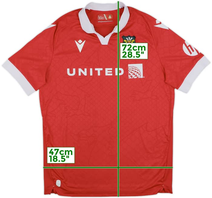 2024-25 Wrexham Home Shirt - 8/10 - (L)